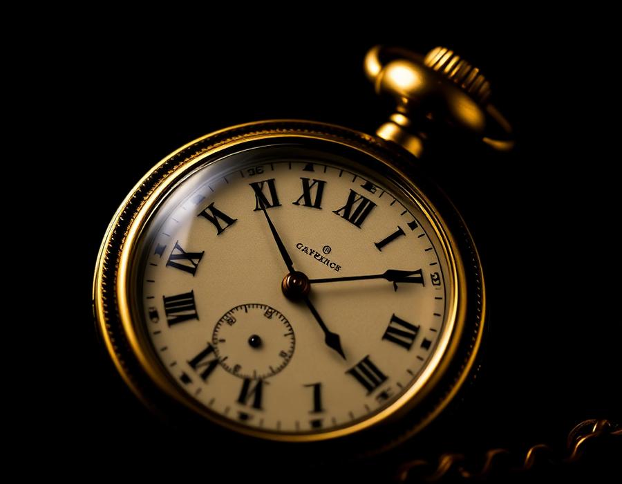 Gold Pocket Watch
